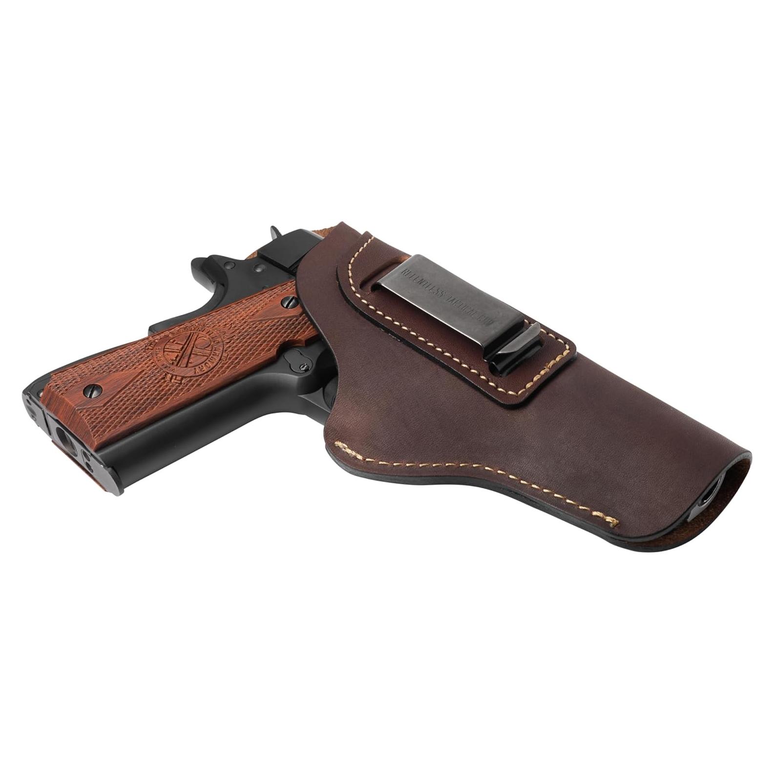 Funda IWB Cuero Relentless Tactical para Pistolas 1911