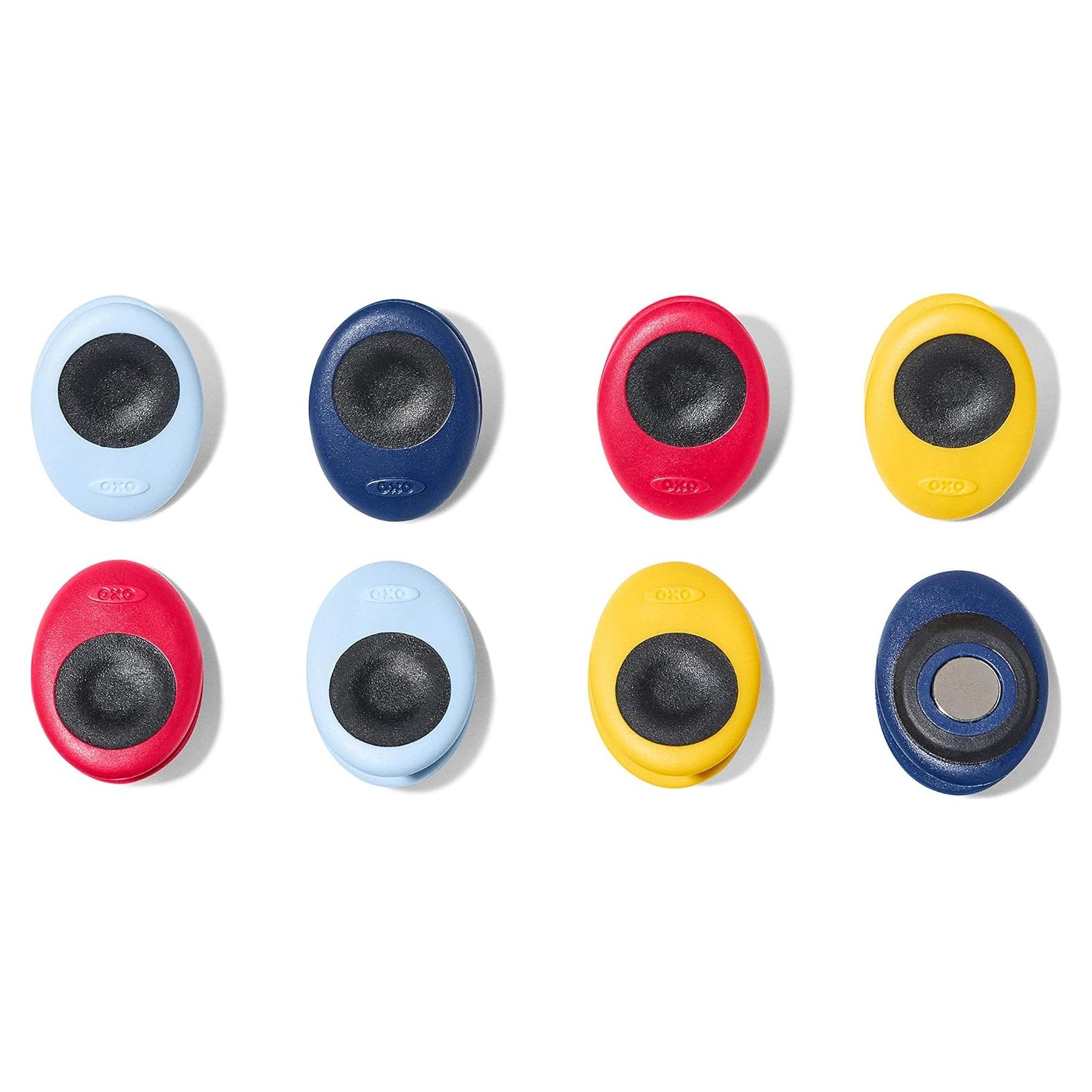 OXO Good Grips Collection Bag Clip, 8 Piece Mini Set, Red/Orange/Green/Blue
