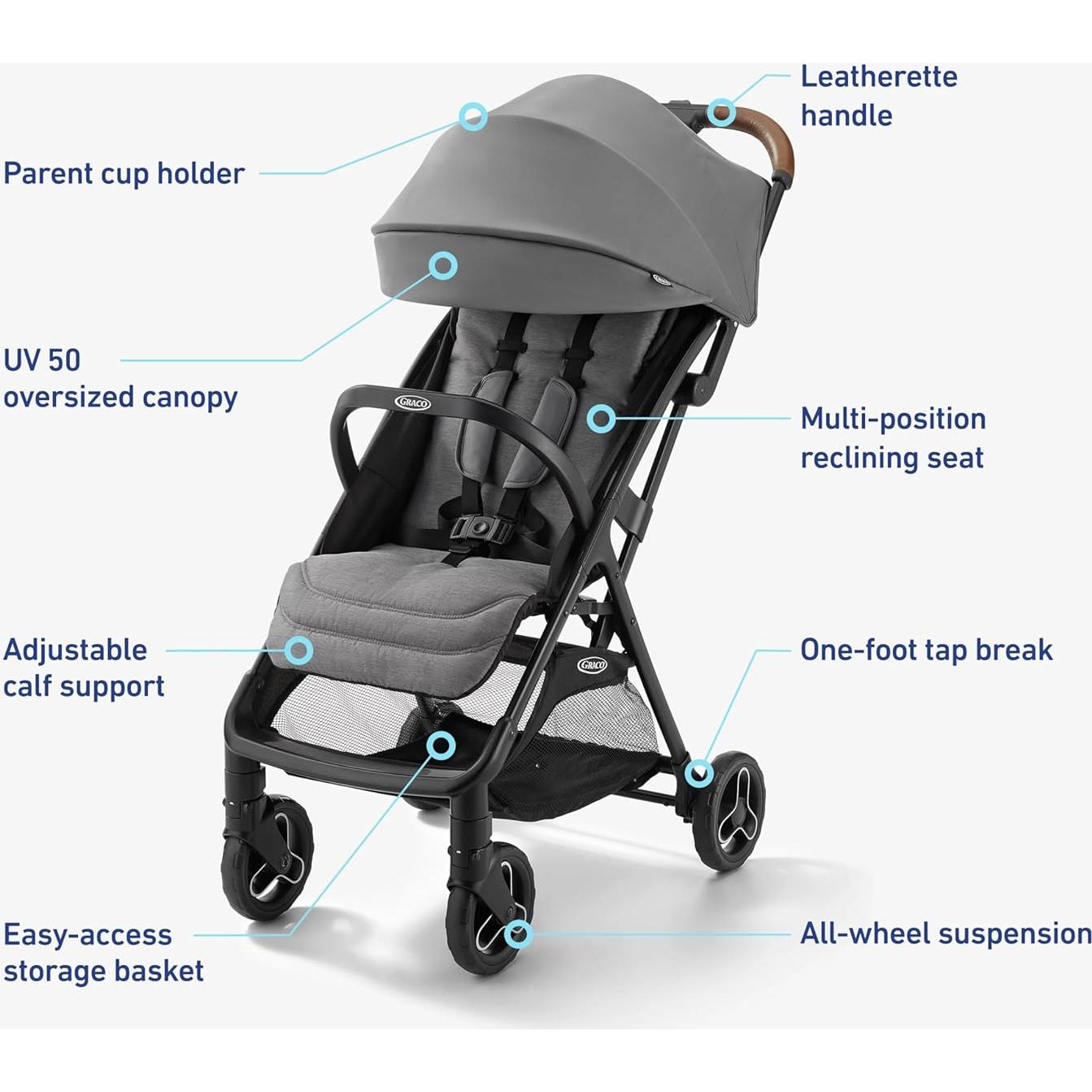 Carrito Compacto Graco Ready2Jet - Plegado Automático