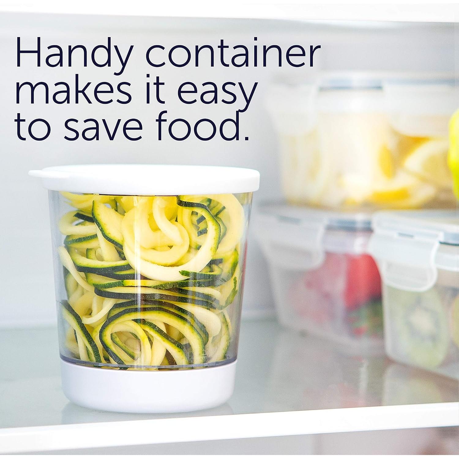 Fullstar Mandoline Slicer Spiralizer & Vegetable Slicer, Zucchini Noodle Maker, Onion & Food Chopper, Veggie Spiral Cutter & Grater (4 in 1)