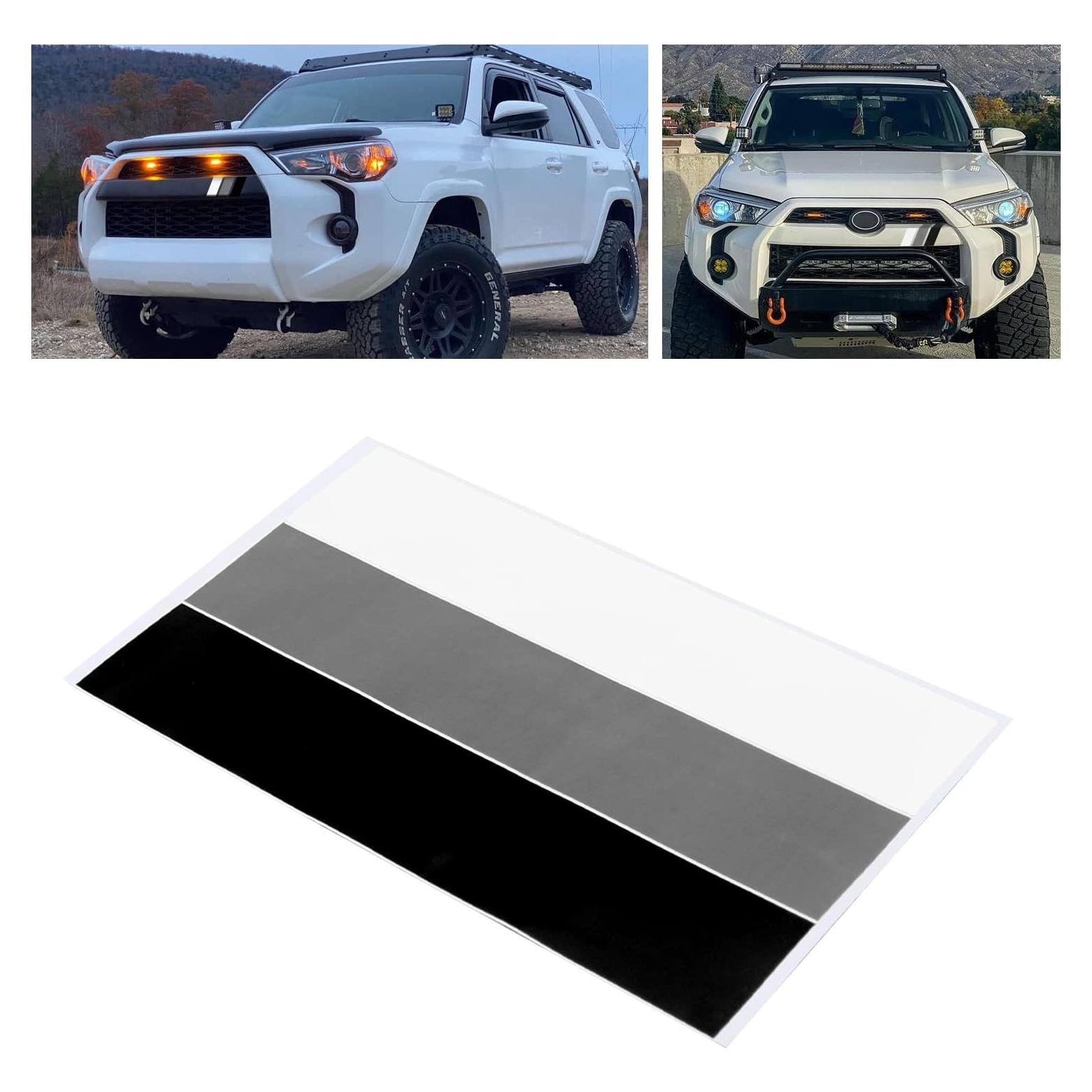 Calcomanías Retro Tricolor MOCHENT para Toyota Tacoma 2 Pcs