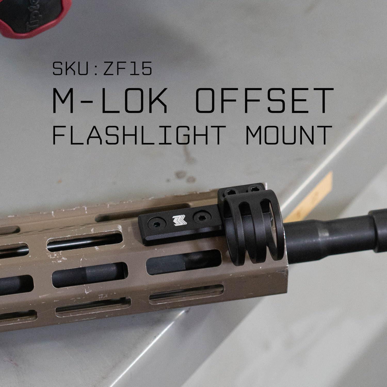 Soporte para Linterna Monstrum M-LOK 1 pulgada 45 grados