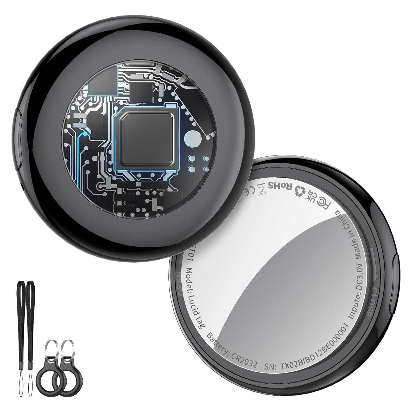 Etiquetas de Rastreo Tukio Lucid - Paquete de 2, Bluetooth, iOS