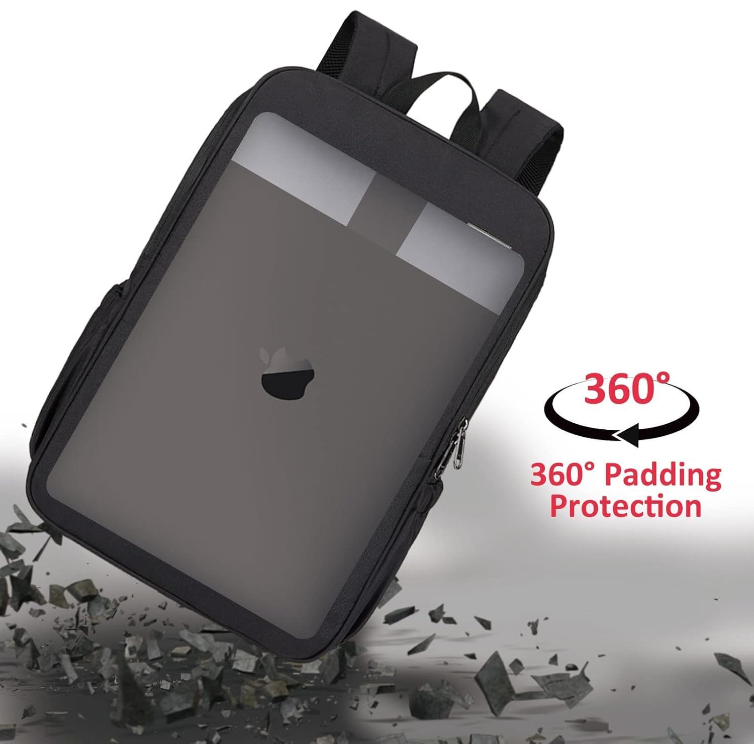 Mochila Universitaria MAXTOP 15.6" Resistente al Agua con USB