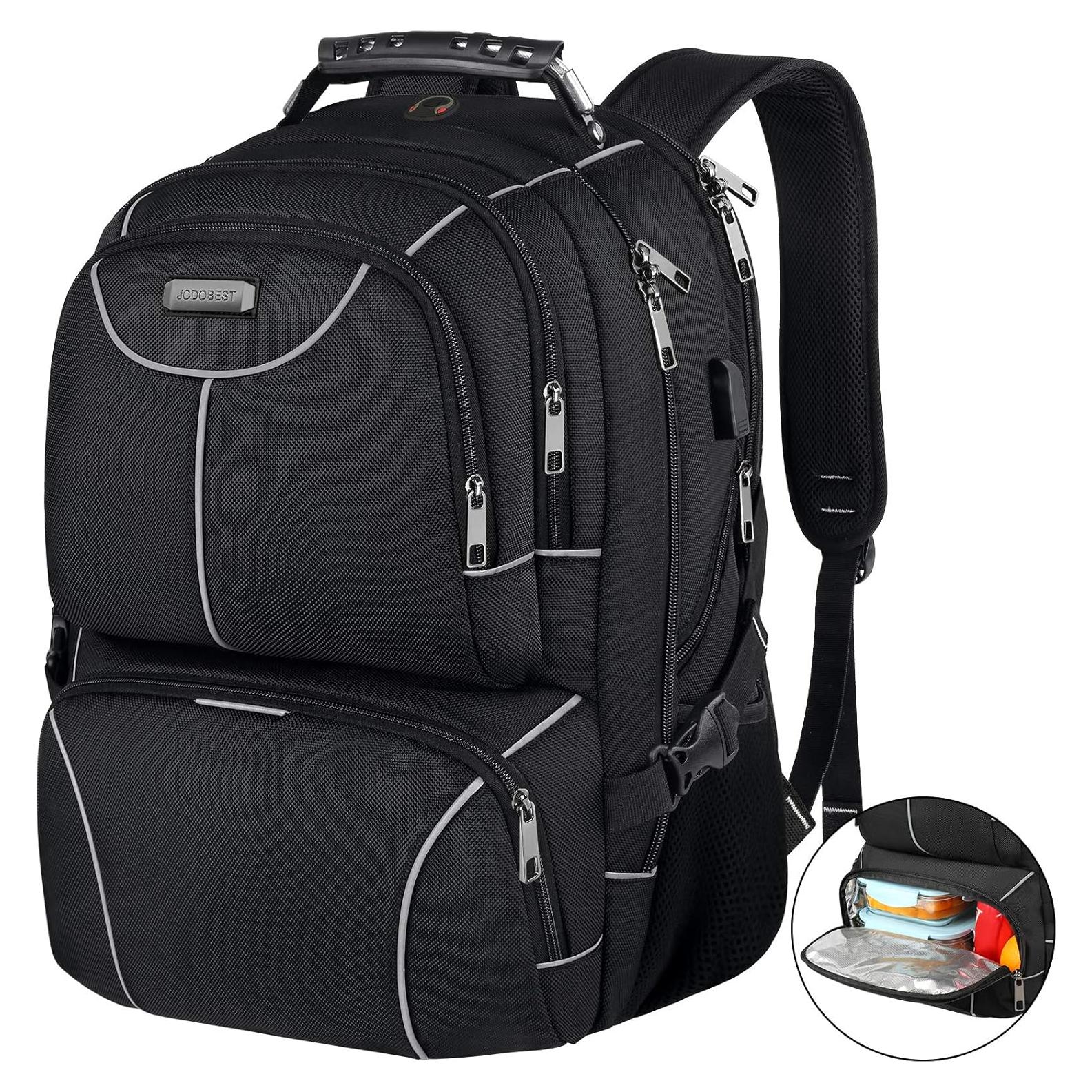 Mochila Enfriadora Aislada VECKUSON 17.3" Gris RFID USB