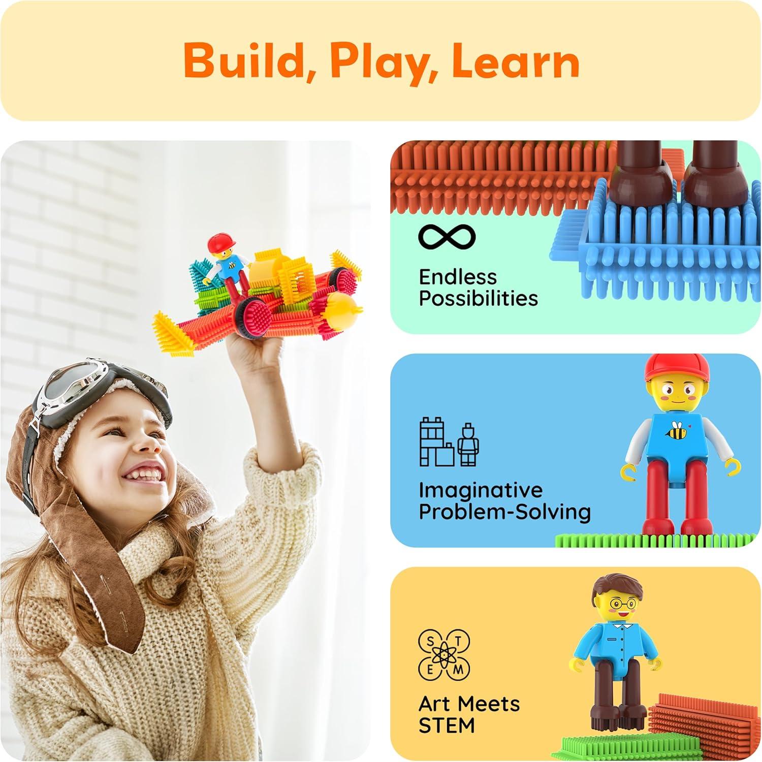 Bloques de Construcción Erizo PicassoTiles 11 Piezas 3+