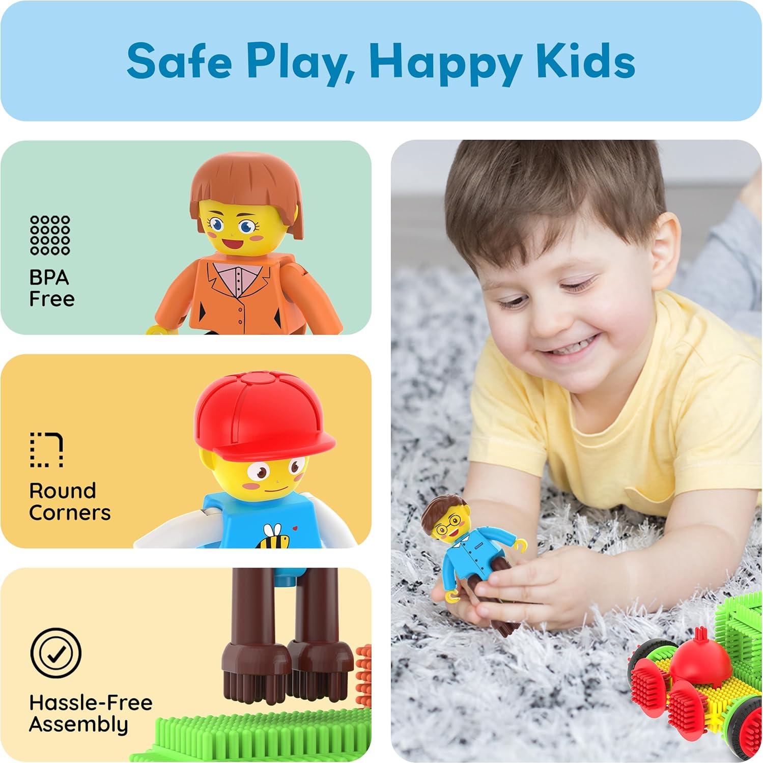 Bloques de Construcción Erizo PicassoTiles 11 Piezas 3+