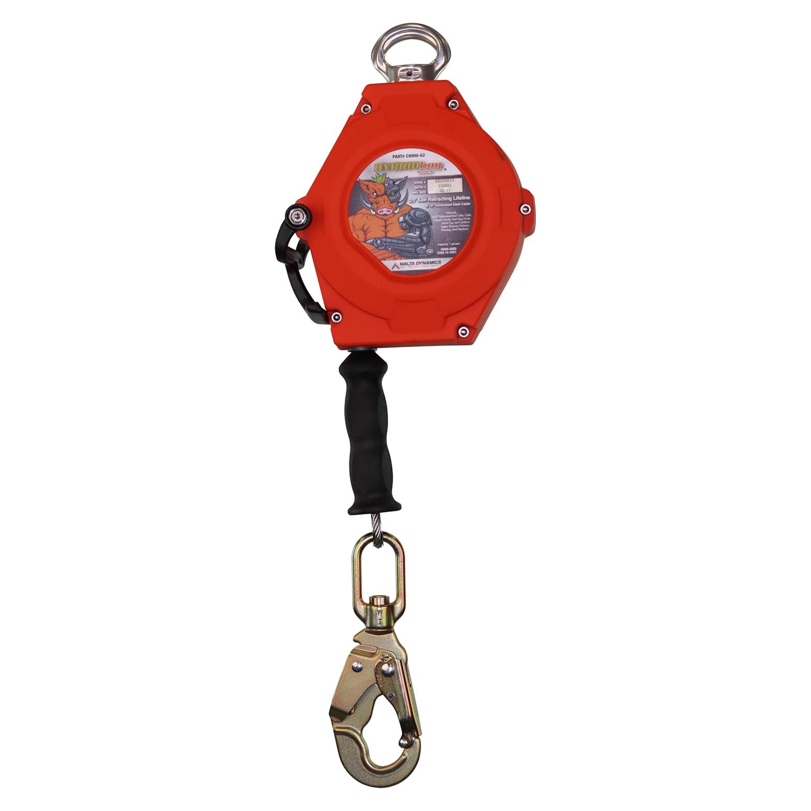Línea de Vida Retráctil Malta Dynamics Hybrid Hog 6.1m