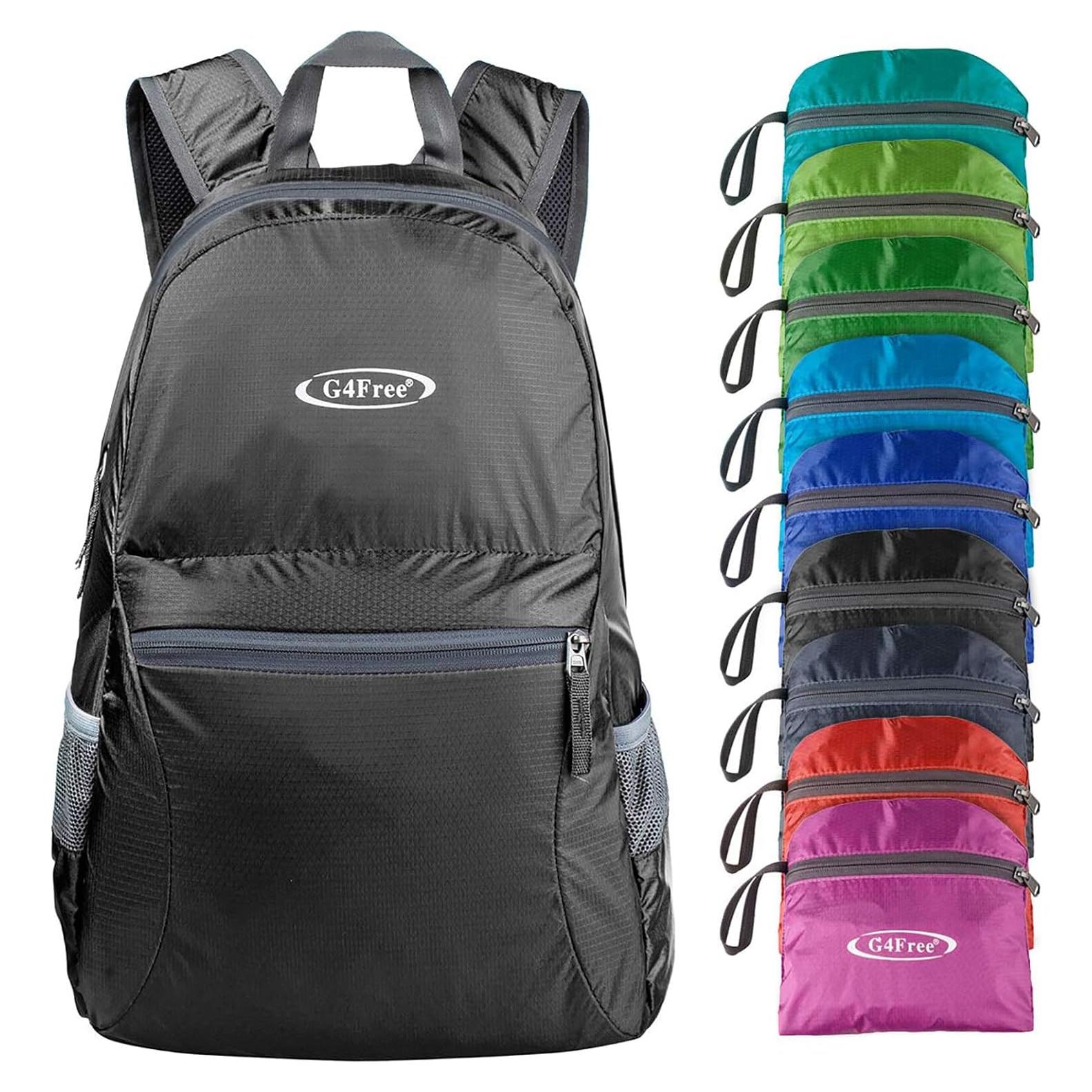 Mochila Plegable G4Free 20L Ligera para Viajes y Senderismo