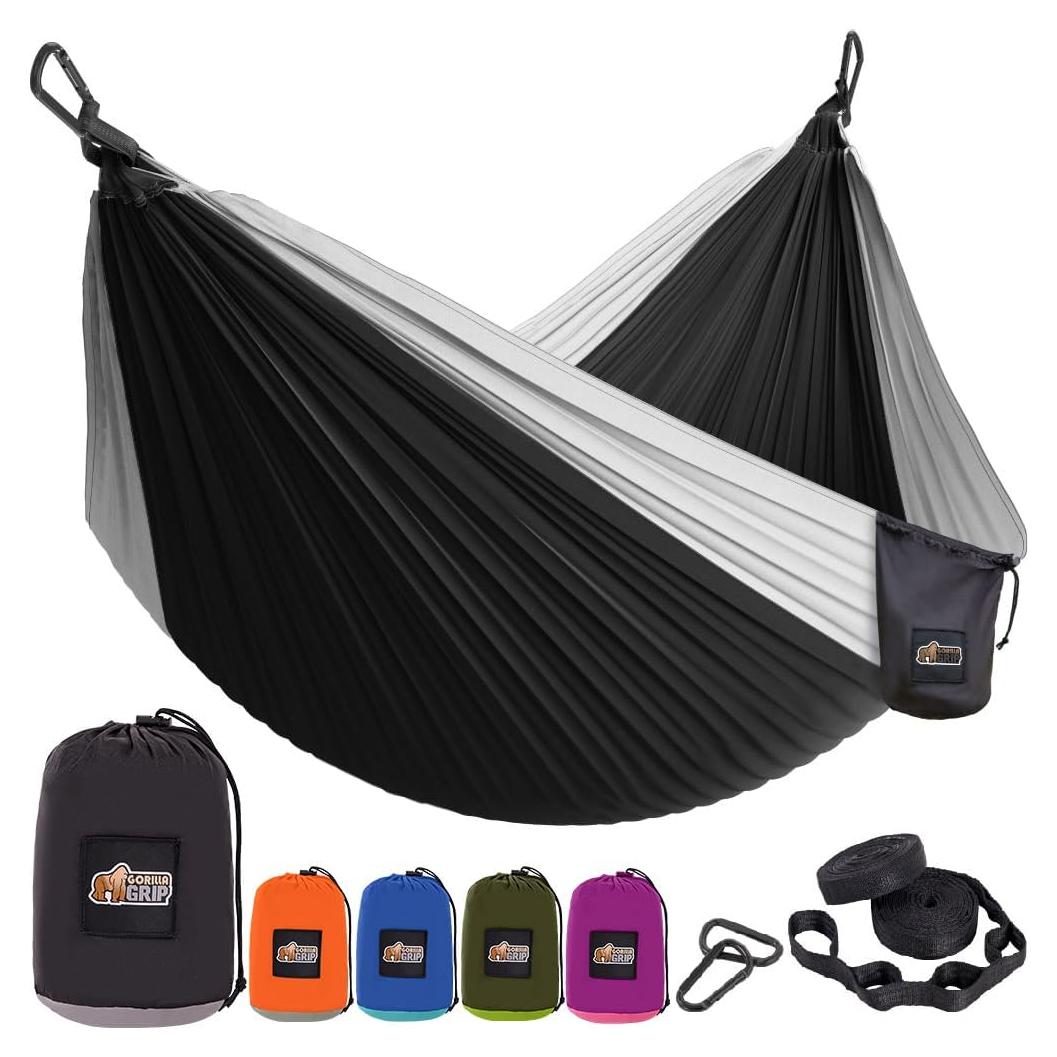 Hamaca Portátil Gorilla Grip 3,05x1,98m Soporta 226kg