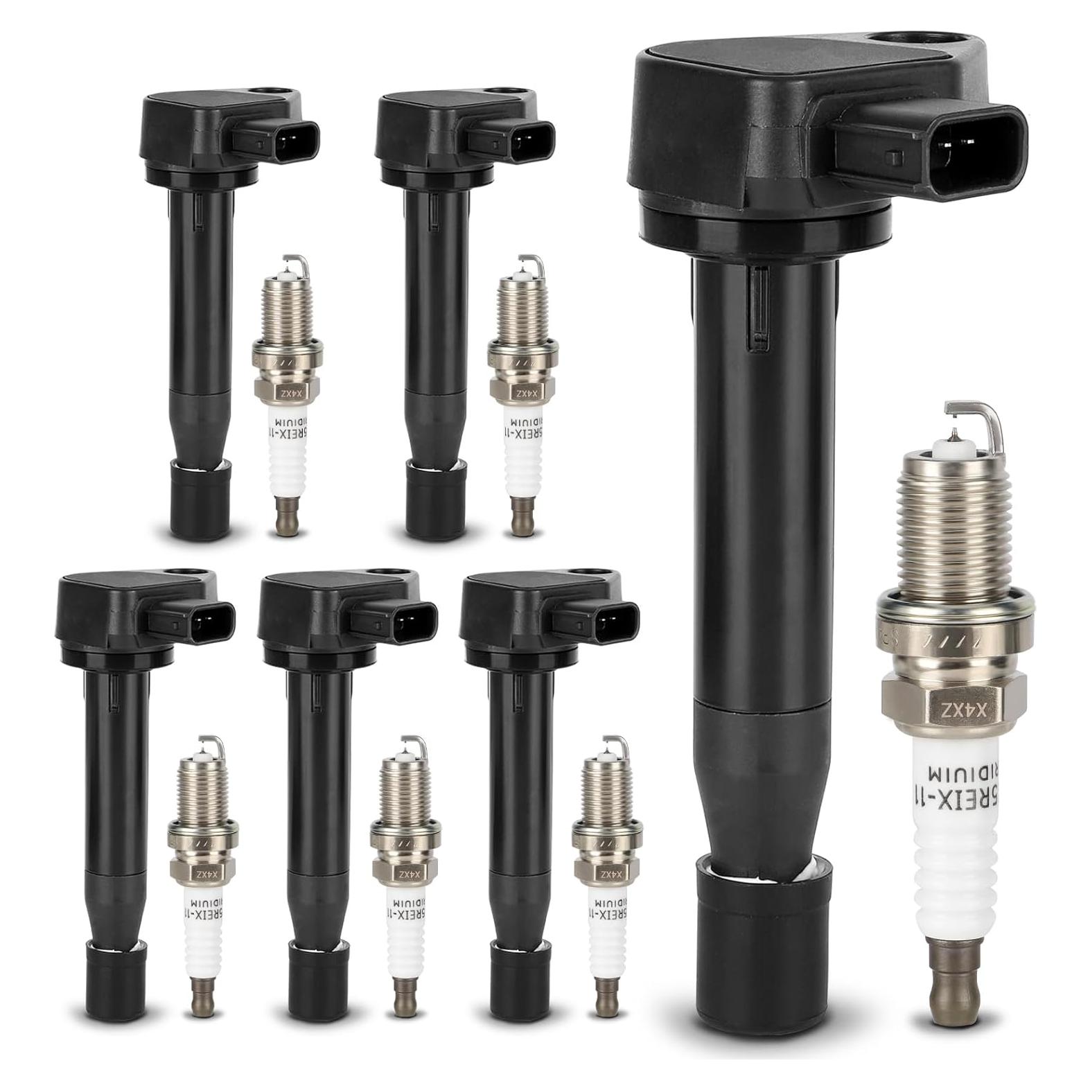 Bobina de encendido UF242 y bujía iridio doble 4503 X4XZ