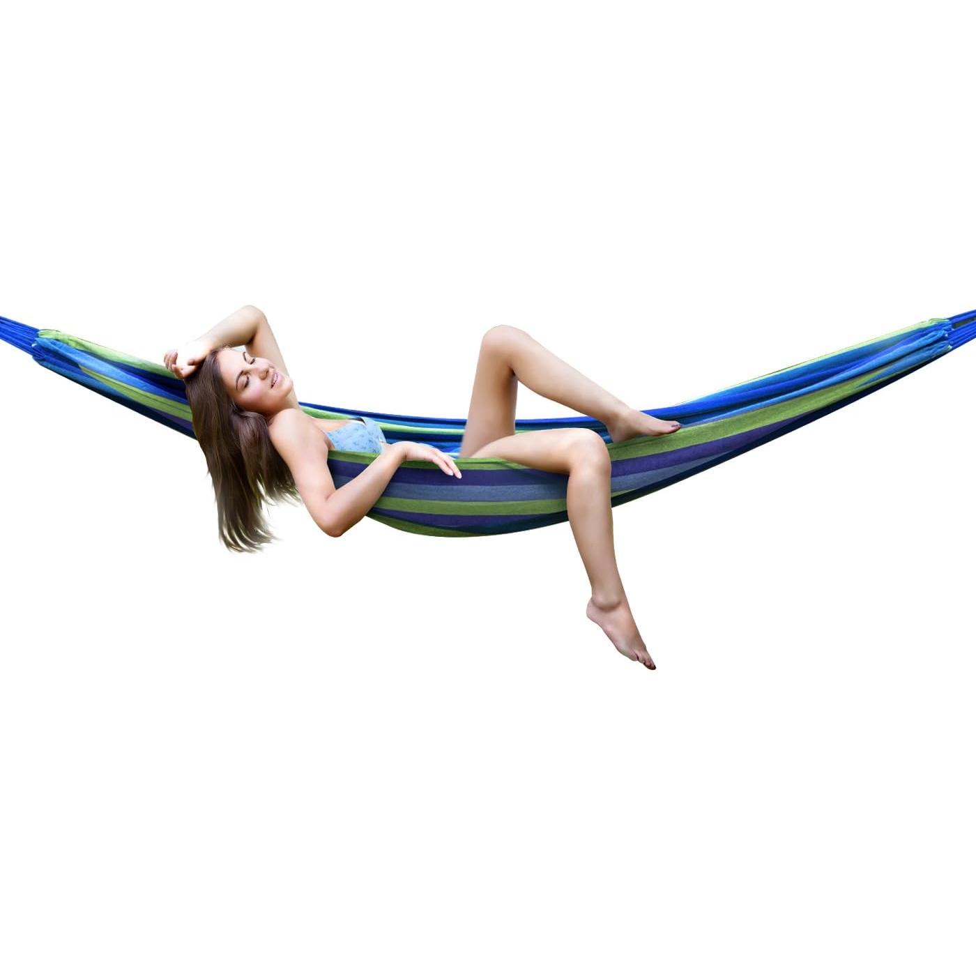 Hamaca Doble Sorbus - Extra-Larga para 2 Personas Rayas