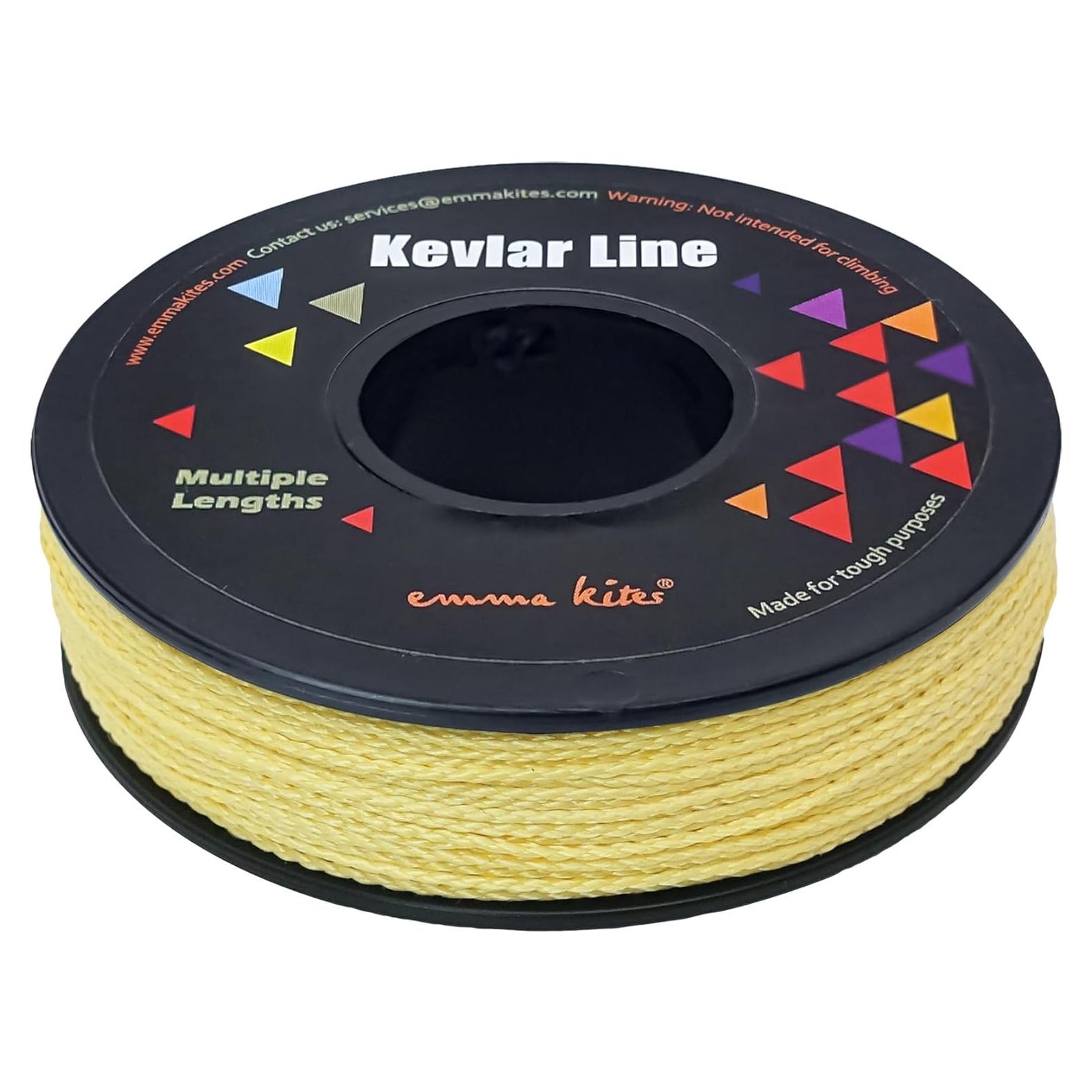 Cuerda Trenzada de Kevlar 100% Emma Kites 100Lb 30m