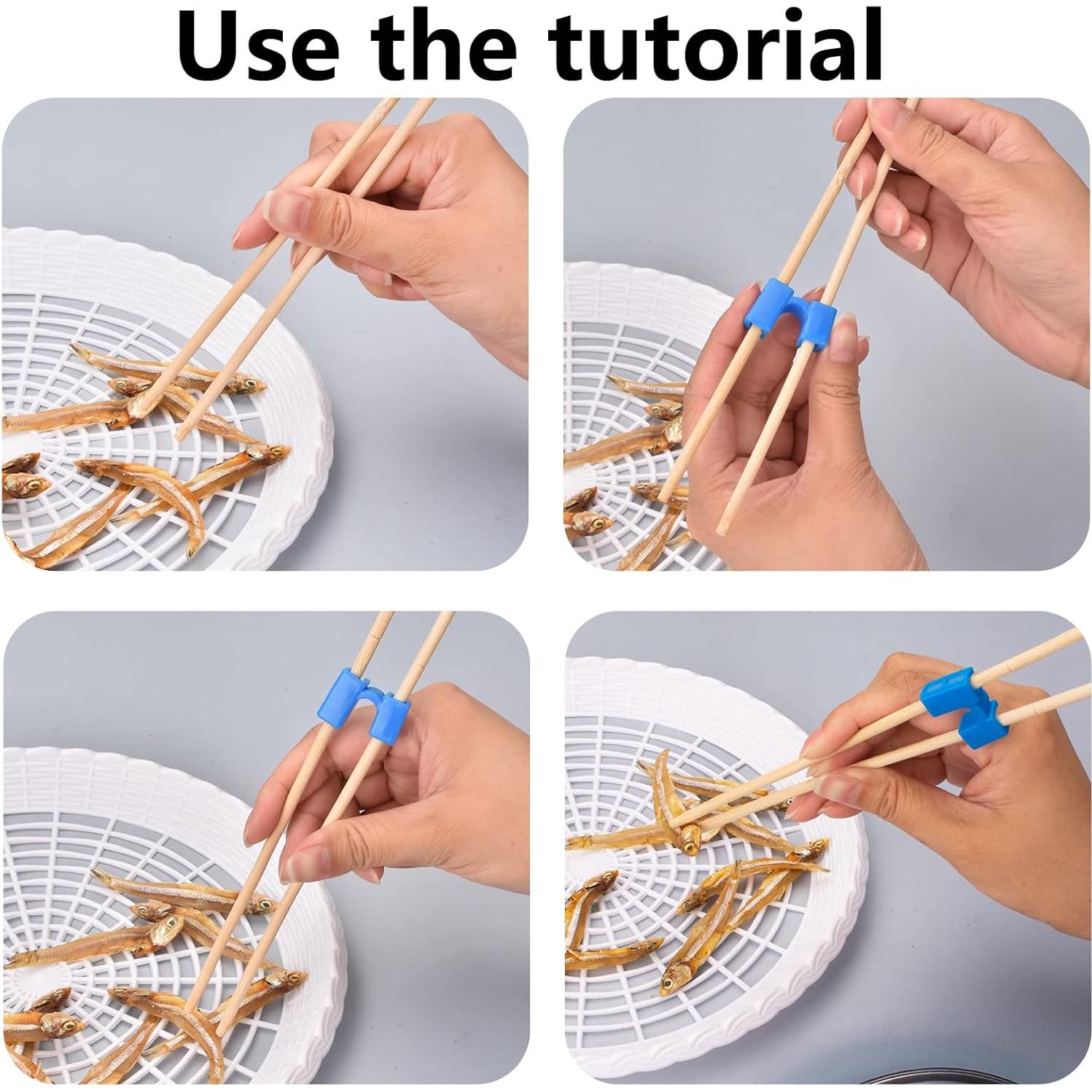 Ayudantes Reutilizables para Palillos AccEncyc - 8 Pares