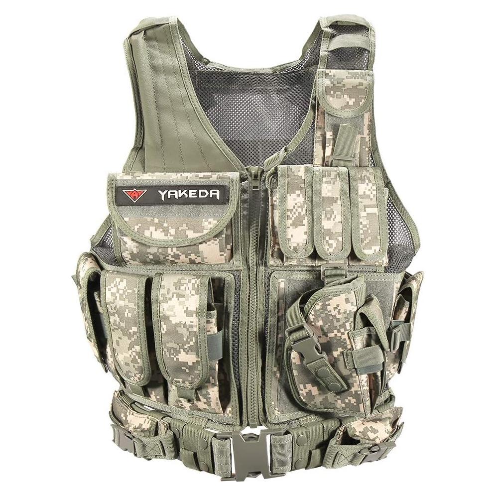 Chaleco Táctico vAv YAKEDA Ajustable Nylon Transpirable