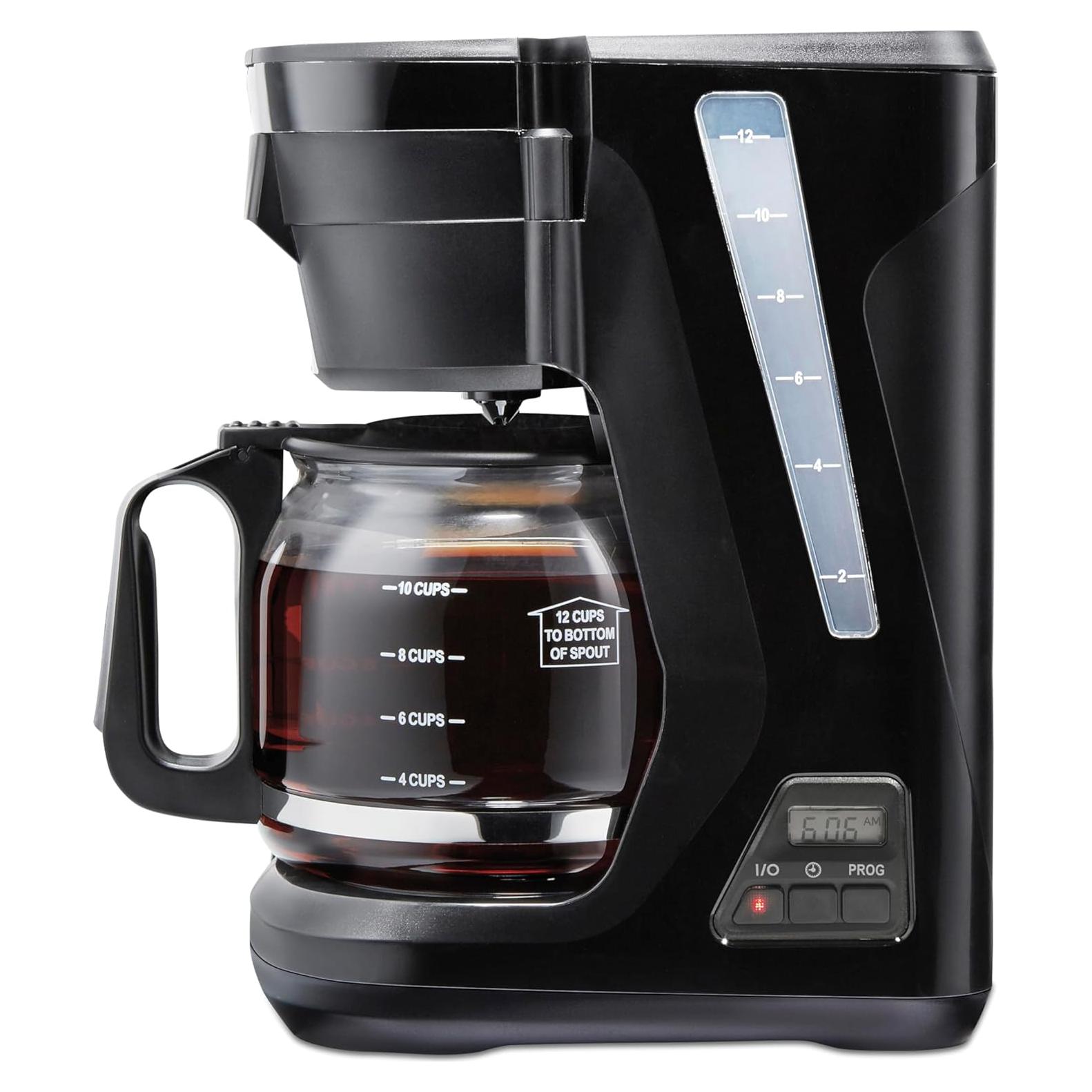 Cafetera Proctor Silex Digital 12 Tazas Programable Negra