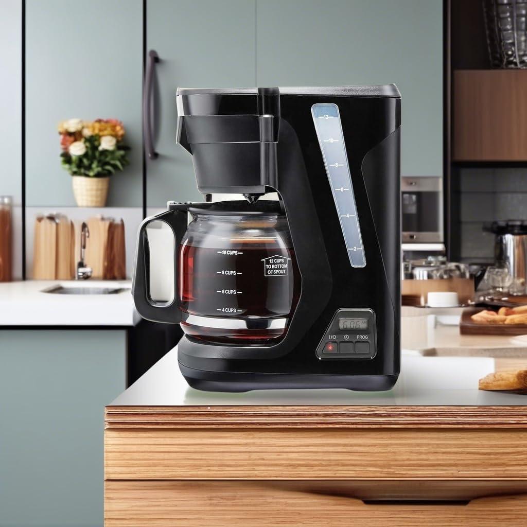 Cafetera Proctor Silex Digital 12 Tazas Programable Negra