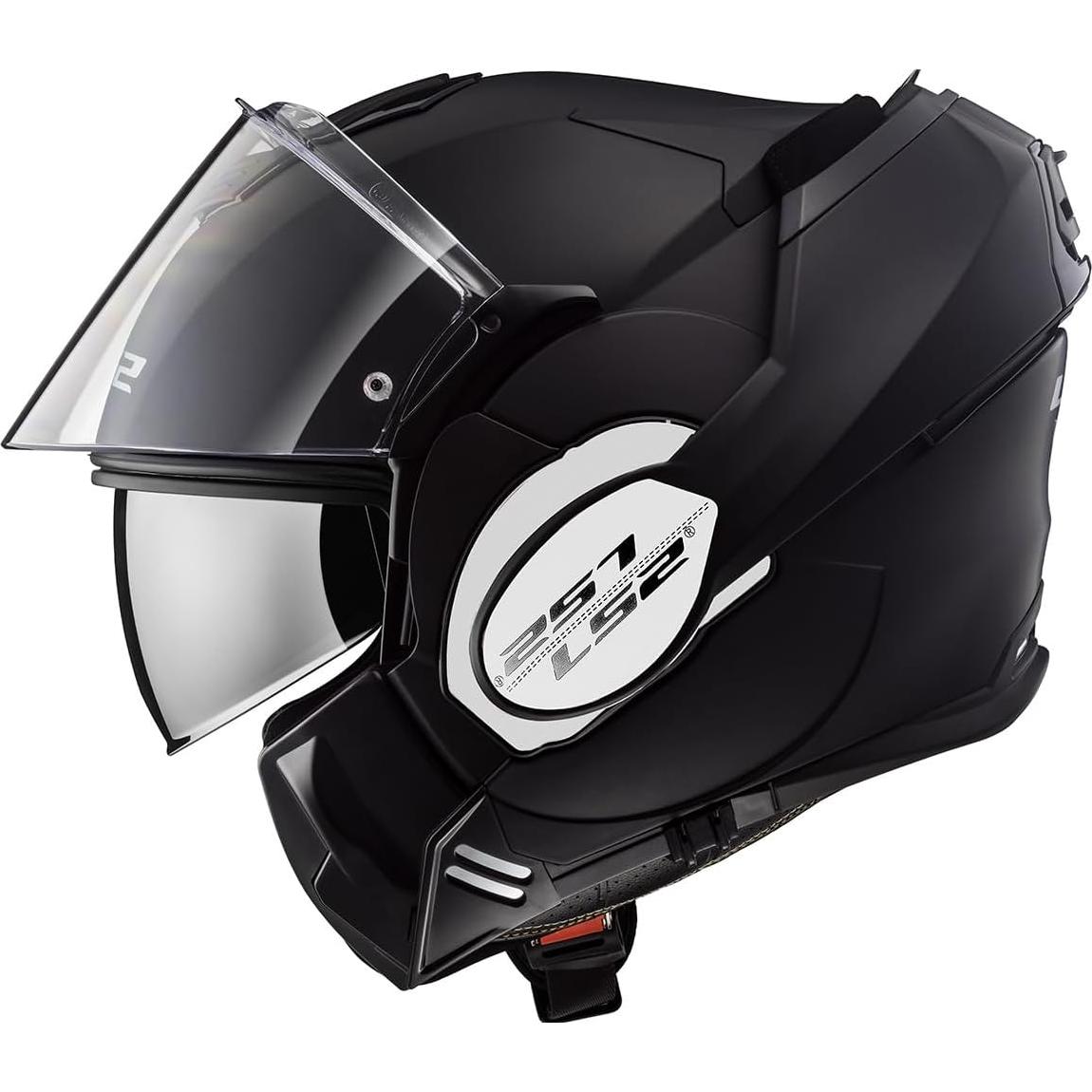 Casco Modular LS2 Valiant Negro Mate X-Pequeño