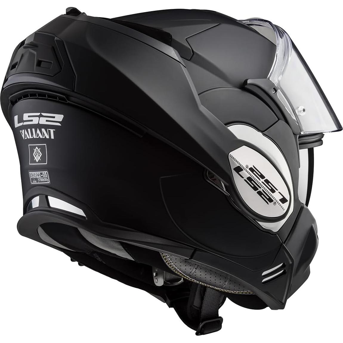 Casco Modular LS2 Valiant Negro Mate X-Pequeño