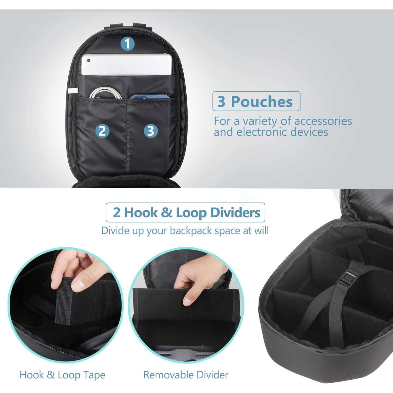 Mochila de Transporte JSVER para DJI Mini y Mavic 1 - Impermeable