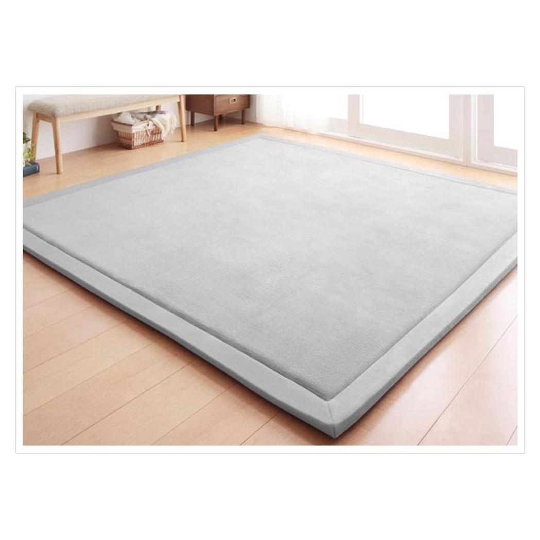 Alfombra de Guardería Loartee 1,50m Antideslizante Gris