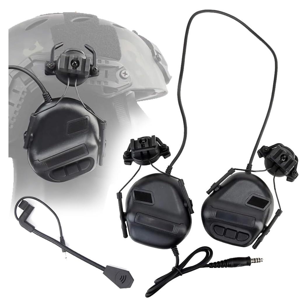 Auricular Táctico ATAIRSOFT con Micrófono Impermeable