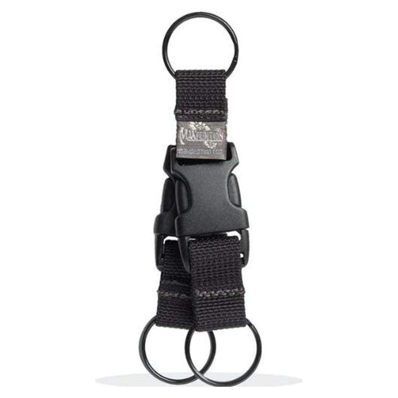 Anillo de Llave Maxpedition Tritium Negro con 3 Anillos