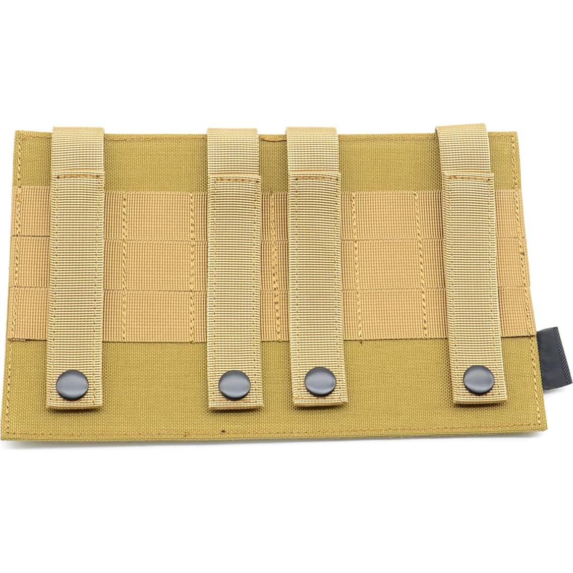 Panel MOLLE ROCOTACTICAL Gancho y Bucle 25x15 cm TAN