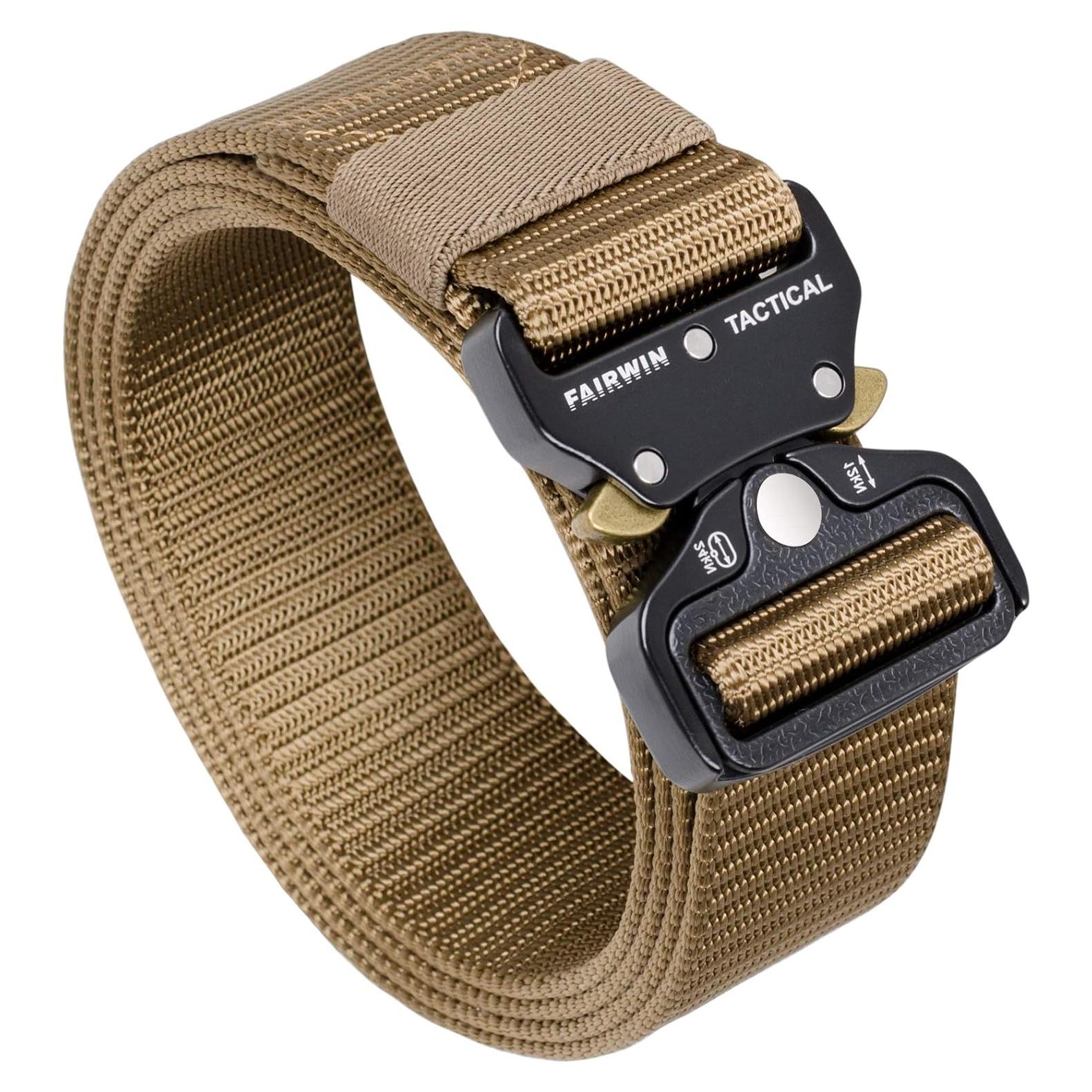 Cinturón Táctico FAIRWIN 115 cm Militar Hebilla Rápida