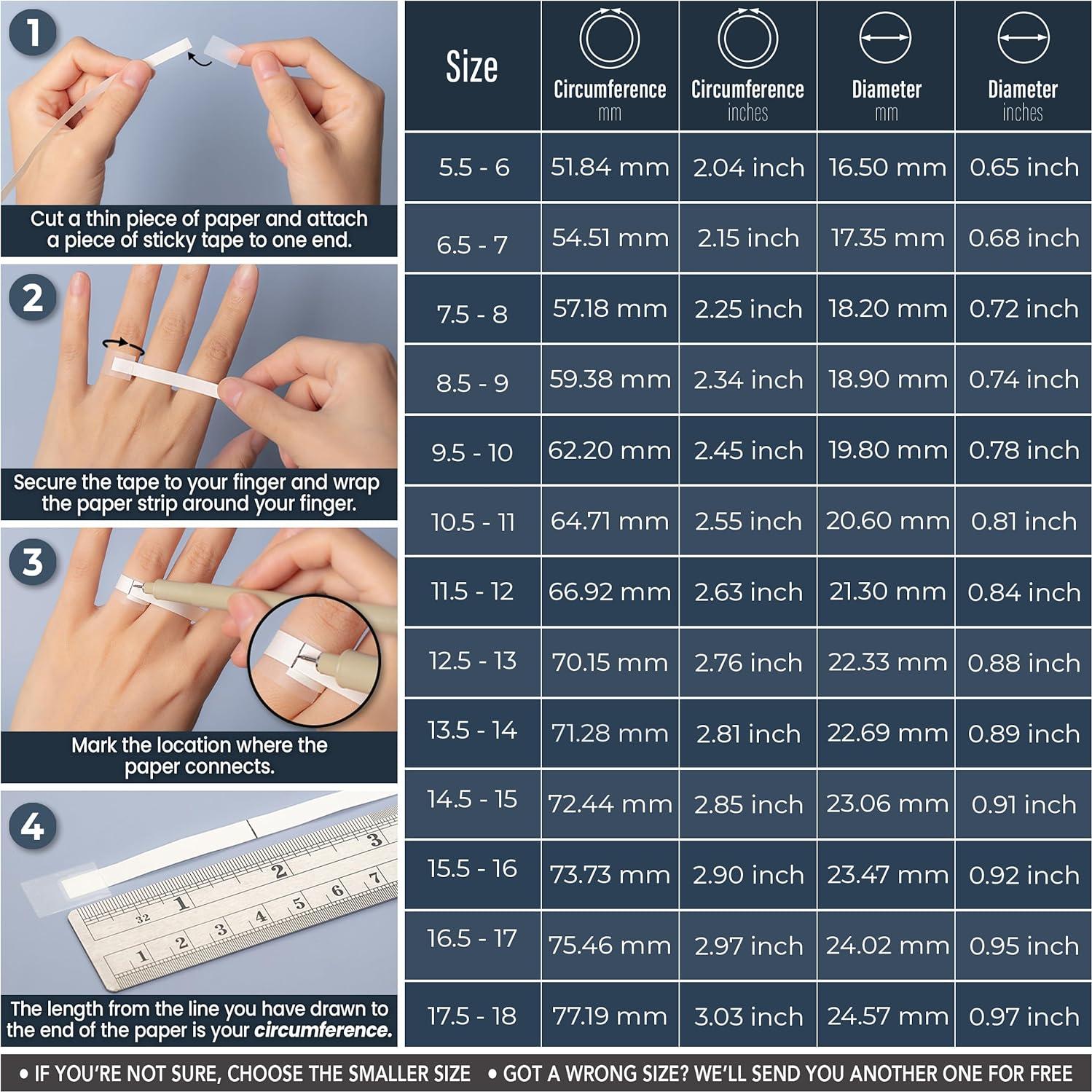 Anillos de Silicona ThunderFit para Hombre 8mm Ancho 2.2mm Grosor