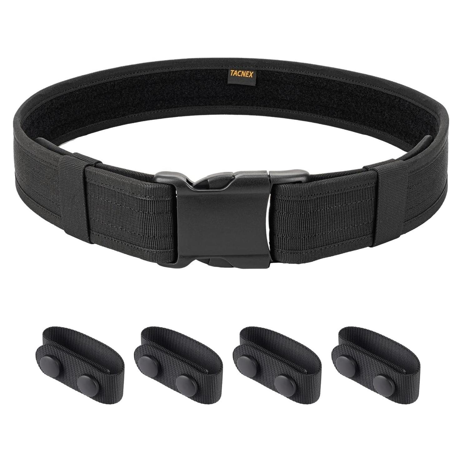 Cinturón de Deber TACNEX 5 cm Nylon 4 Sujetadores Seguridad