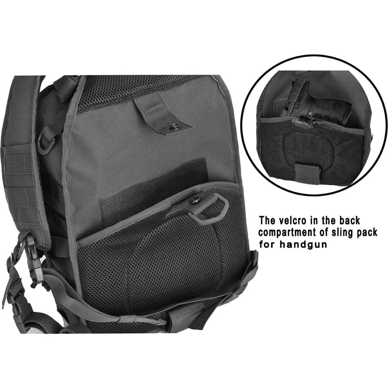 Bolsa de Bandolera Táctica Tan 35.56x29.21x16.51 cm