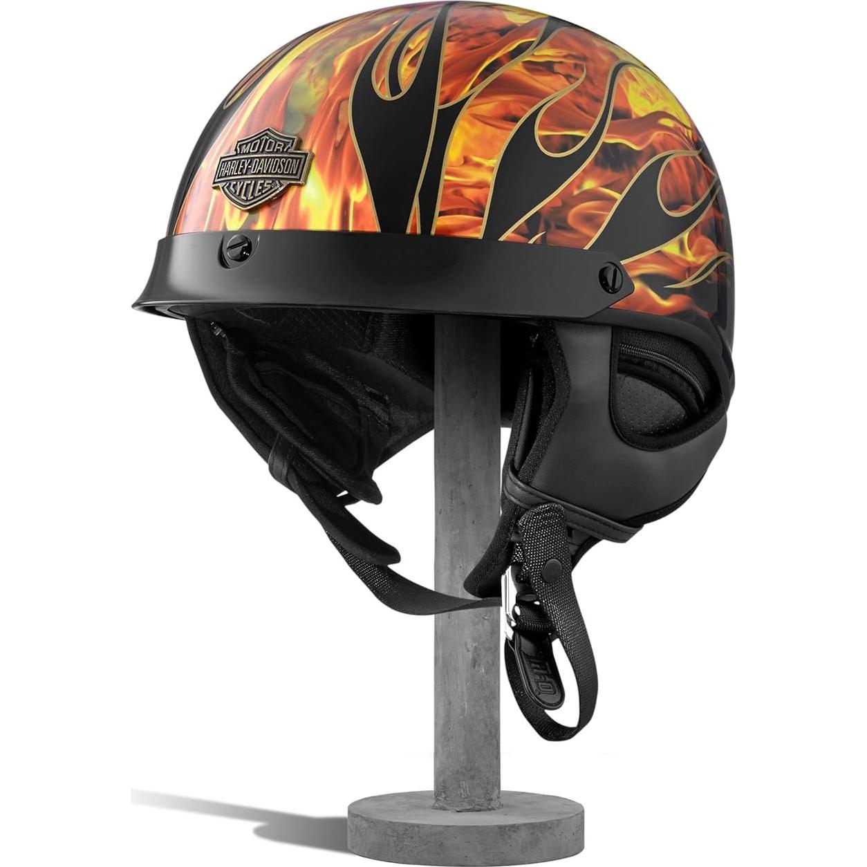 Harley-Davidson® Fire Breather Ultra-Light J02 1/2 Half Helmet - 98173-18VX