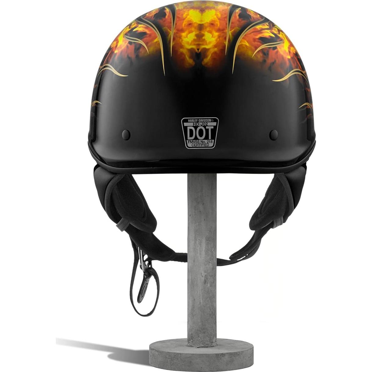 Harley-Davidson® Fire Breather Ultra-Light J02 1/2 Half Helmet - 98173-18VX