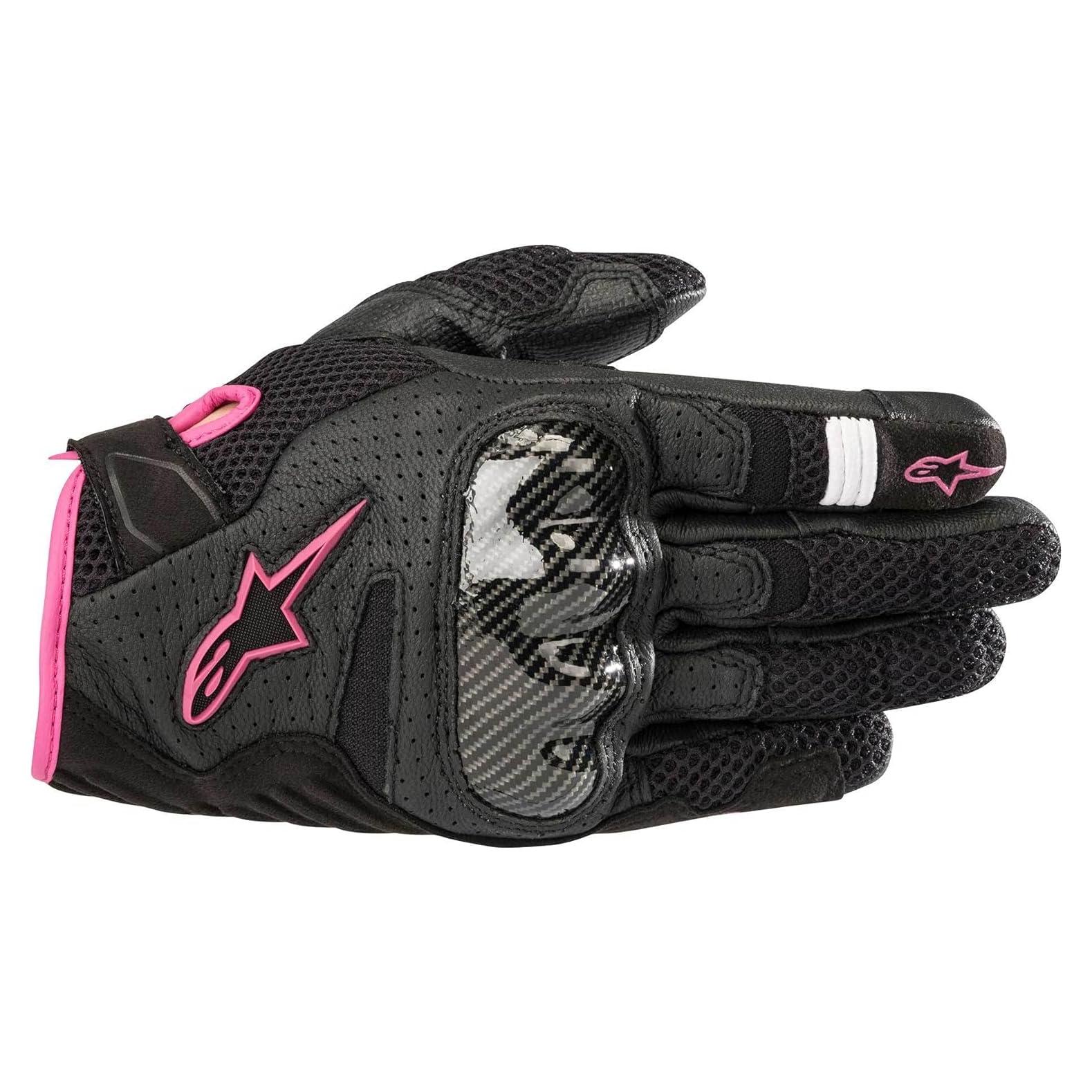 Guantes de Ciclismo para Mujer Alpinestars Damen Moto Negros