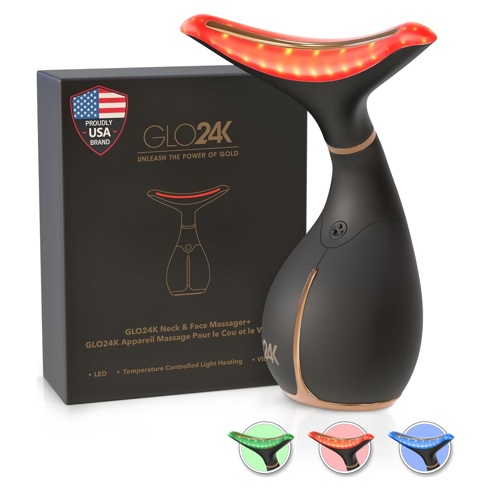 Dispositivo de Belleza GLO24K para Cara y Cuello LED