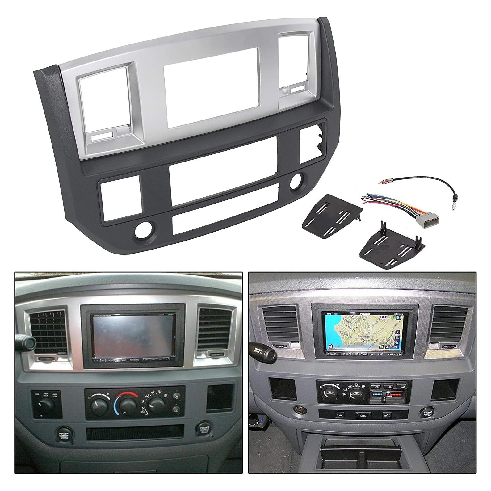 Kit Instalación Radio Doble Din KUAFU para Dodge Ram 2006-2009