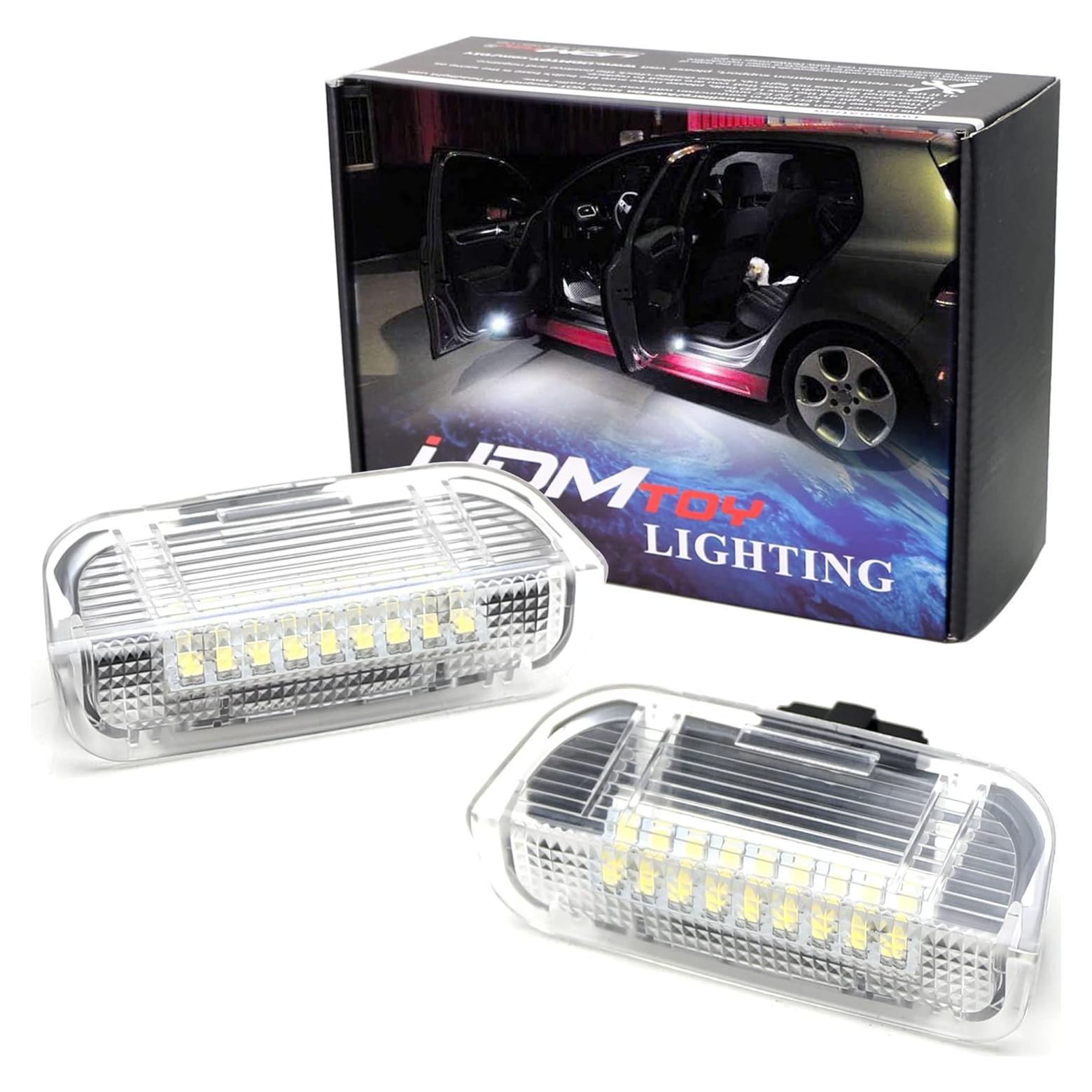 Lámparas de Cortesía LED iJDMTOY Xenon Blancas para VW