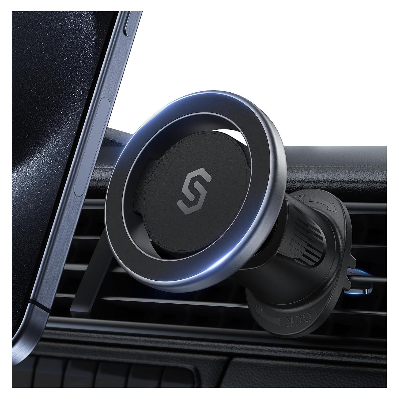 Soporte de Coche MagSafe SYNCWIRE Negro para iPhone 12-15