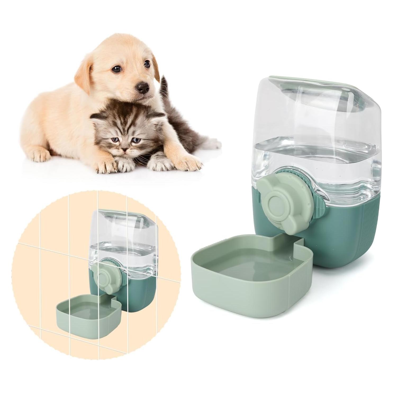 Dispensador de Agua Automático FamiEver 1L para Mascotas Verde