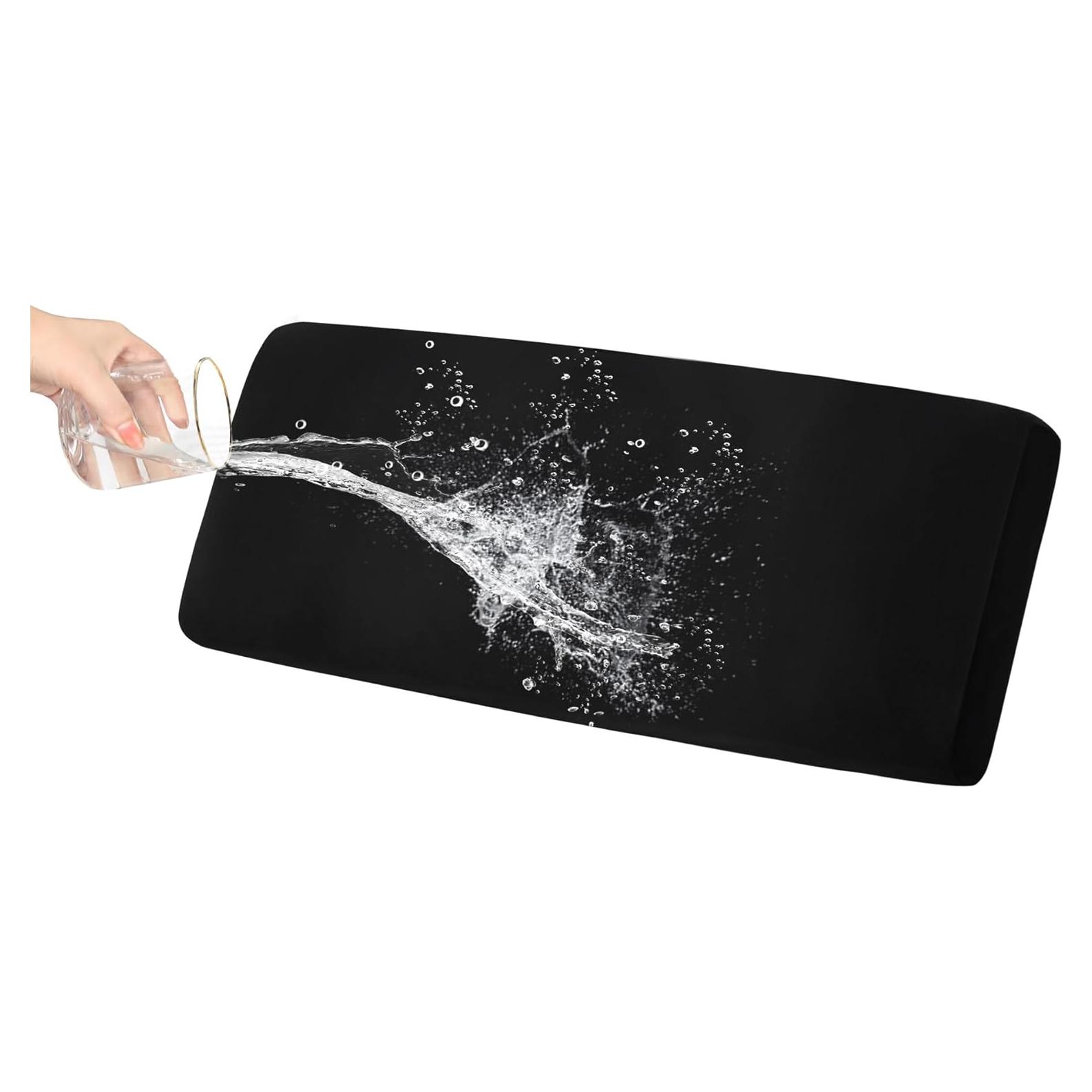 Funda de Cojín de Sofá PureFit 100% Impermeable Negro