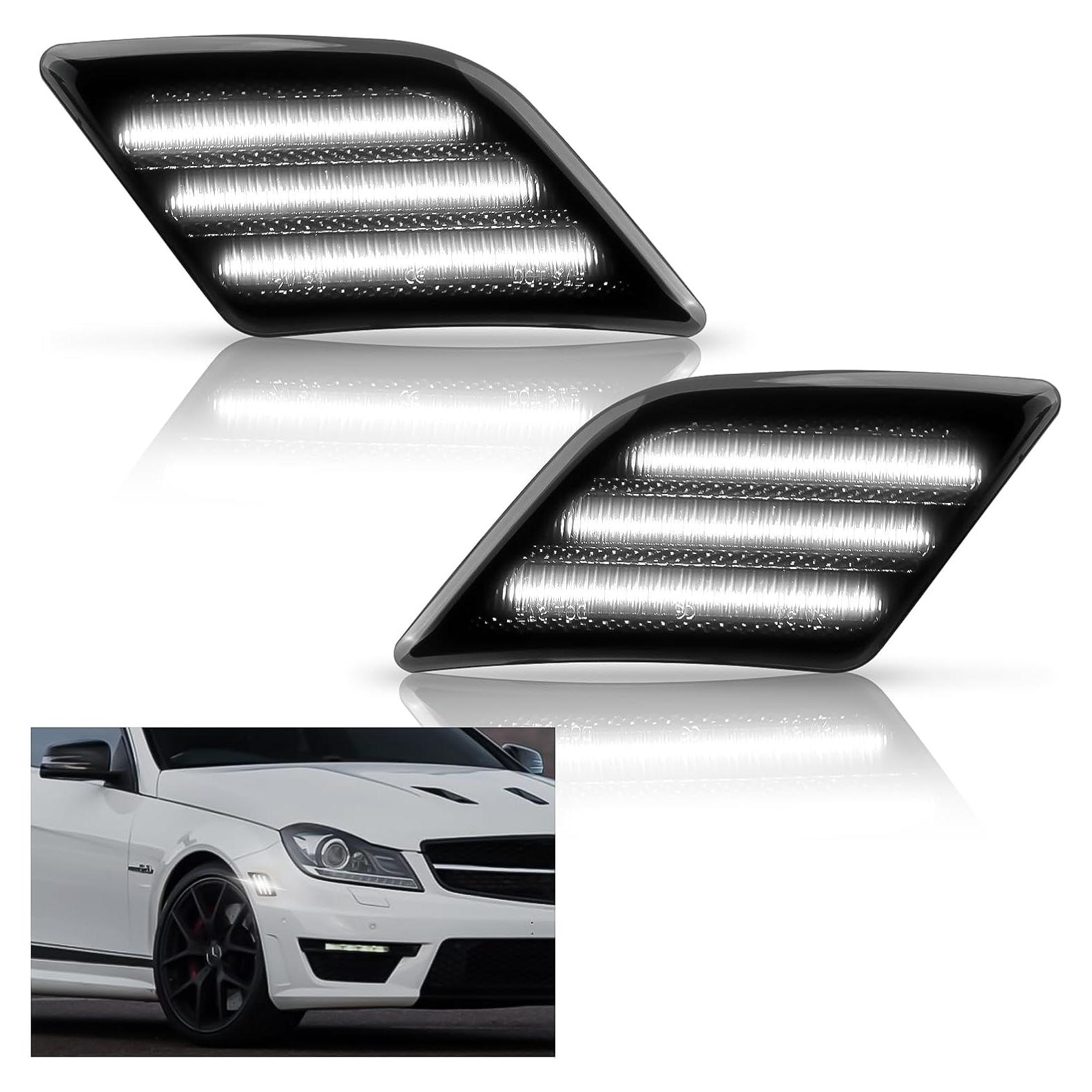 Luces LED Marcador Lateral Bestview para Mercedes W204