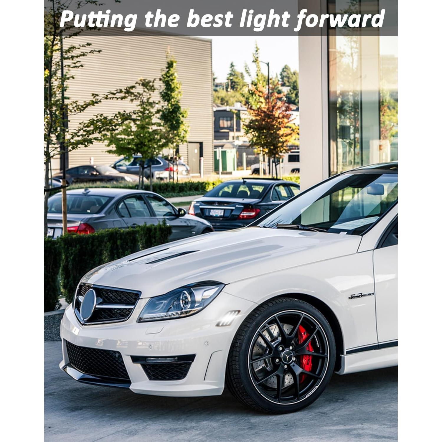 Luces LED Marcador Lateral Bestview para Mercedes W204