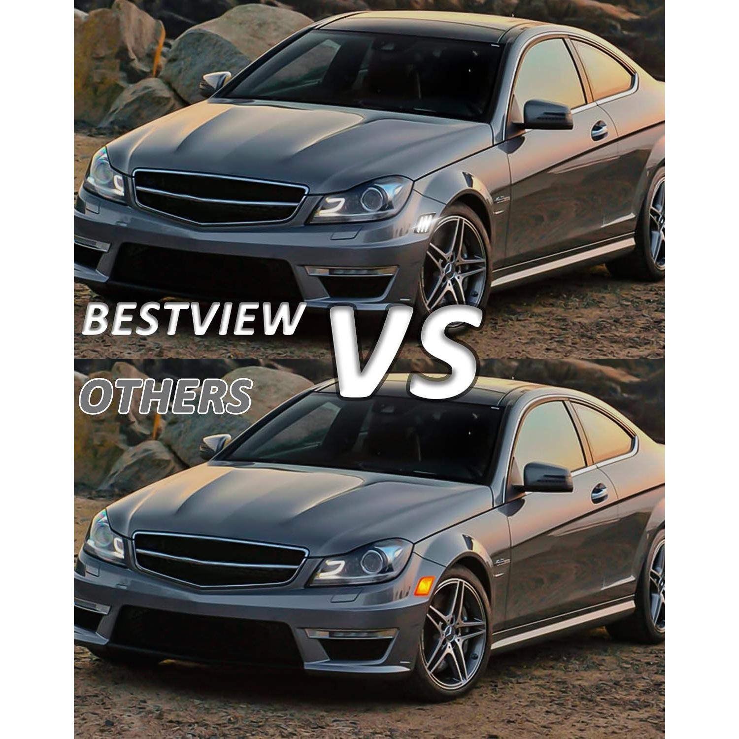 Luces LED Marcador Lateral Bestview para Mercedes W204