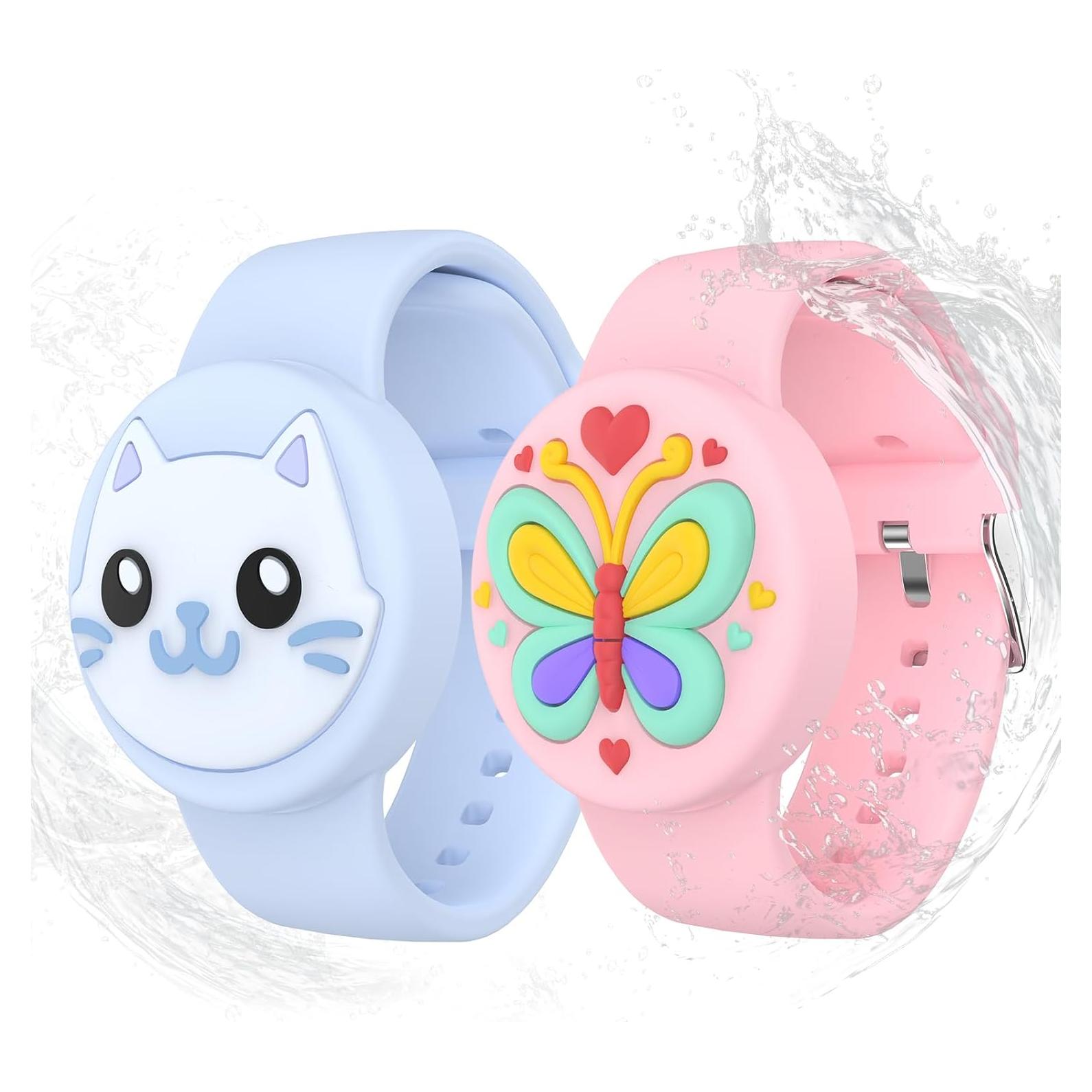 Pulsera Airtag Impermeable para Niños - Typecase - Mariposa/Gato