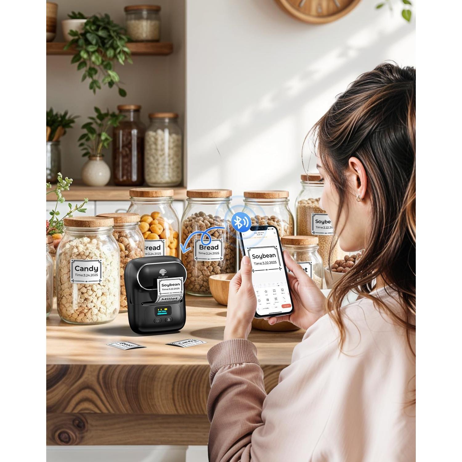 Impresora de Etiquetas Phomemo M110 Bluetooth Térmica Portátil