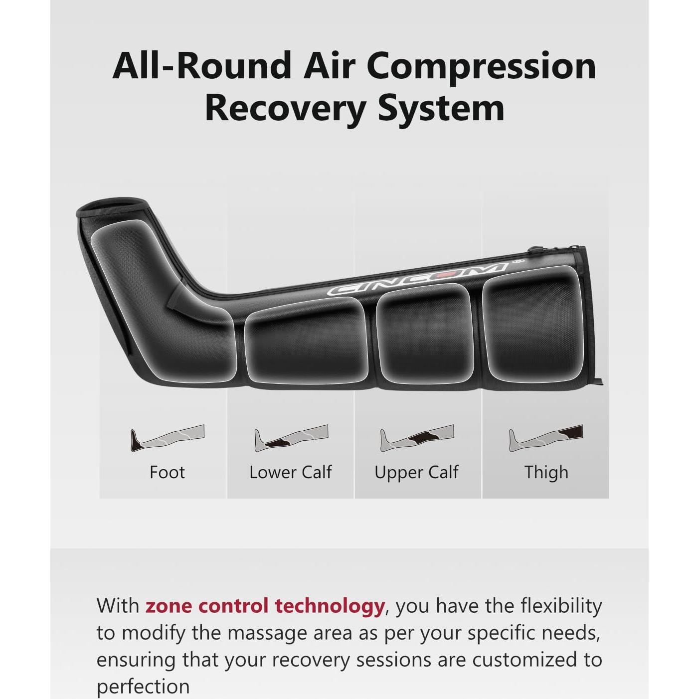Sistema de Compresión de Piernas Inalámbrico CINCOM - Grande