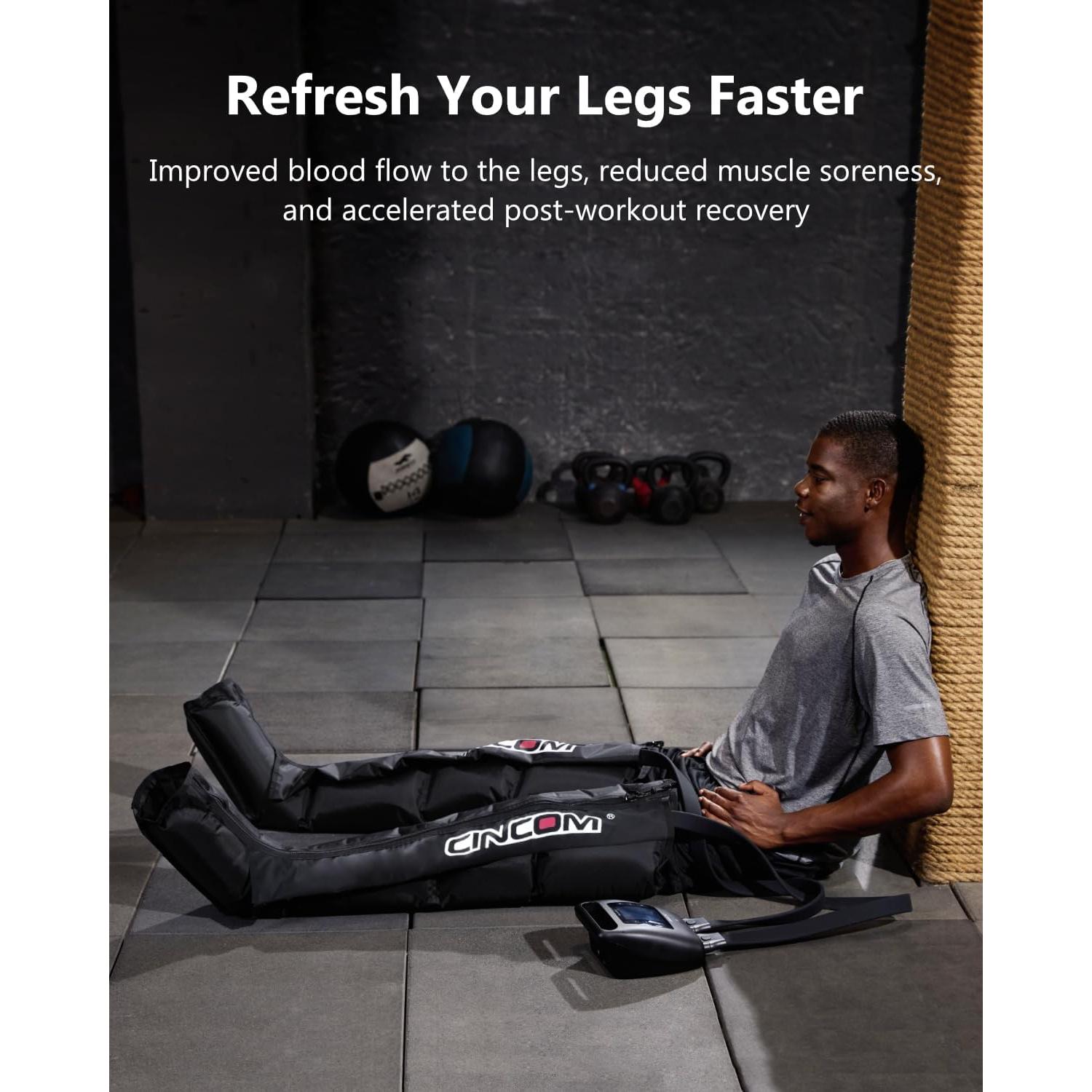 Sistema de Compresión de Piernas Inalámbrico CINCOM - Grande