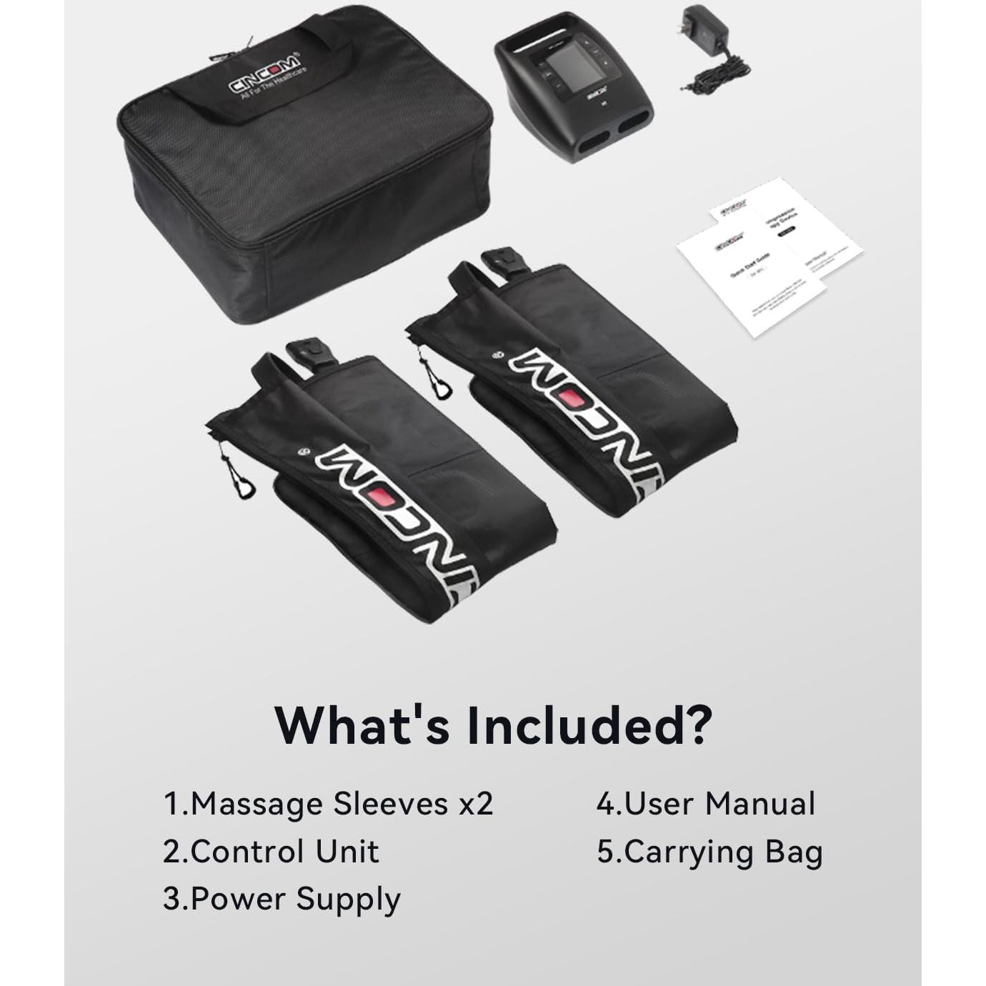 Sistema de Compresión de Piernas Inalámbrico CINCOM - Grande