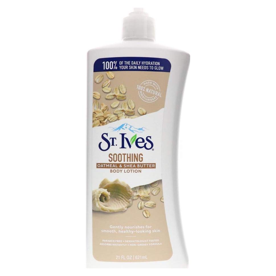 Loción Corporal St. Ives Avena y Manteca de Karité 621 ml x3
